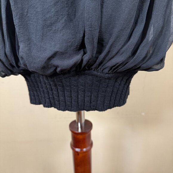 Jo No Fui Black Sleeveless Balloon Hem Dress Size S - Picture 3 of 8